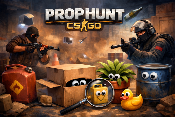 What Is the PropHunt Mode in CSGO — Servers Prop Hunt in CS:GO
